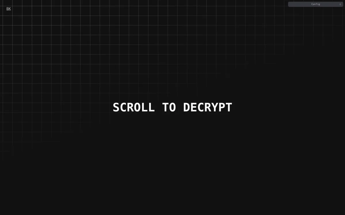 Scroll To Decrypt screenshot