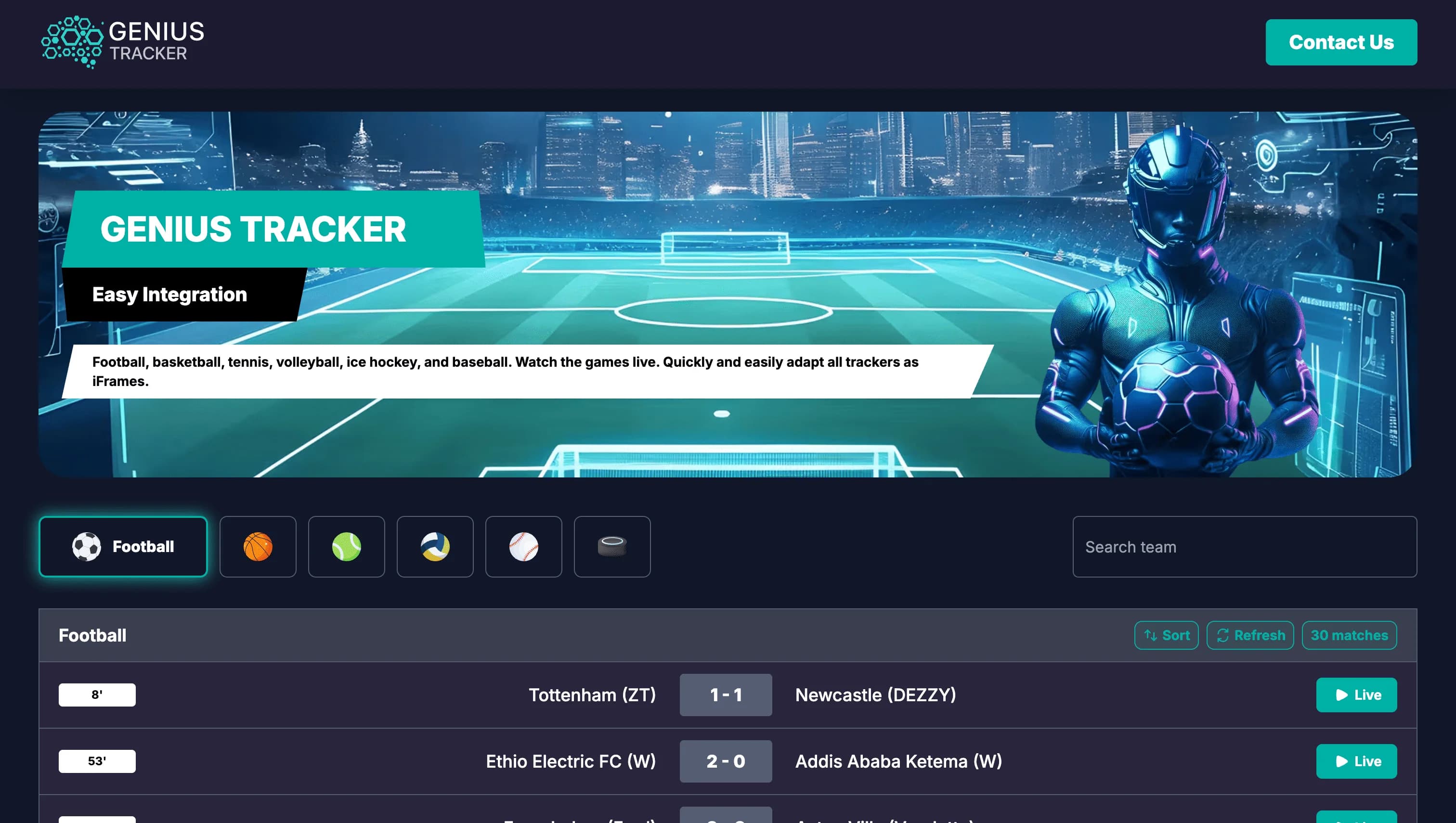 Genius Tracker screenshot